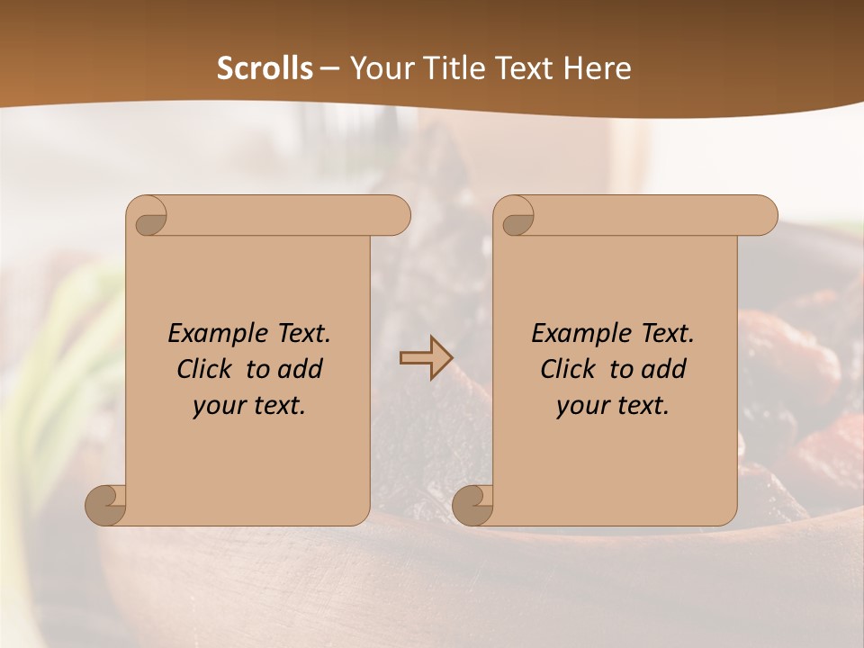 Vegetable Classic Piece PowerPoint Template