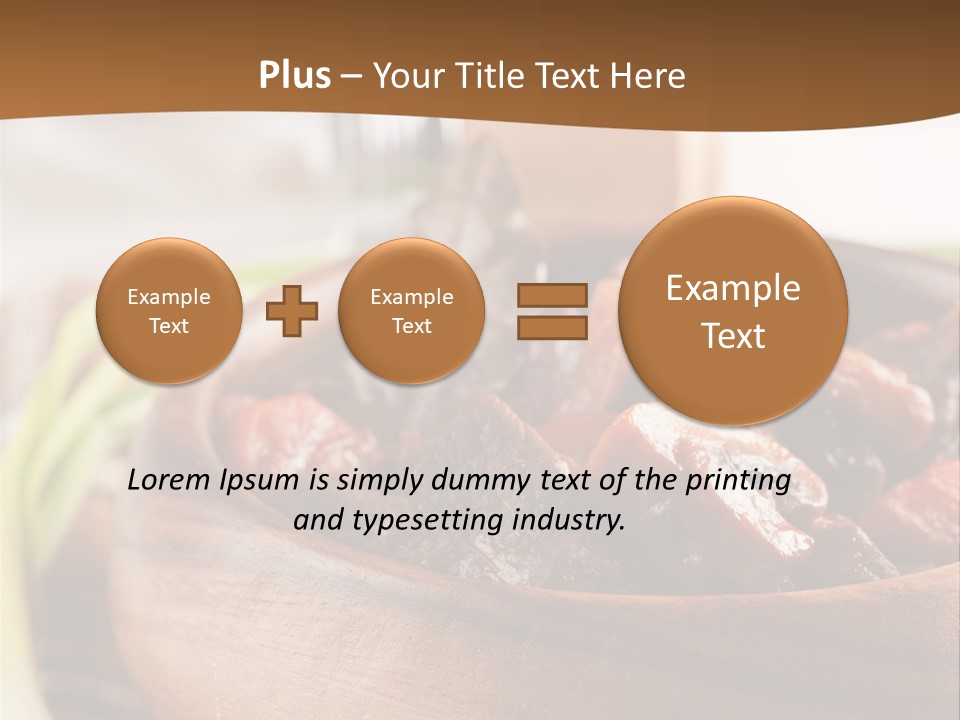 Vegetable Classic Piece PowerPoint Template