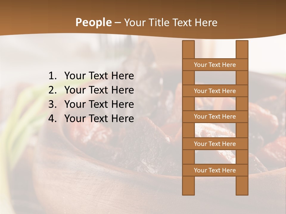 Vegetable Classic Piece PowerPoint Template