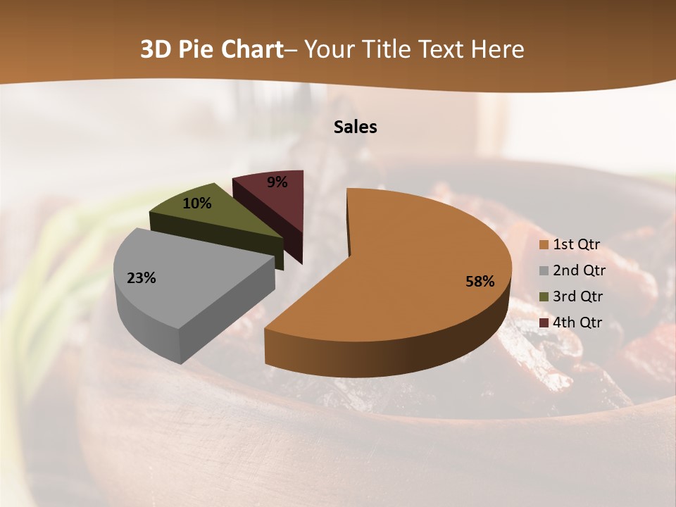 Vegetable Classic Piece PowerPoint Template