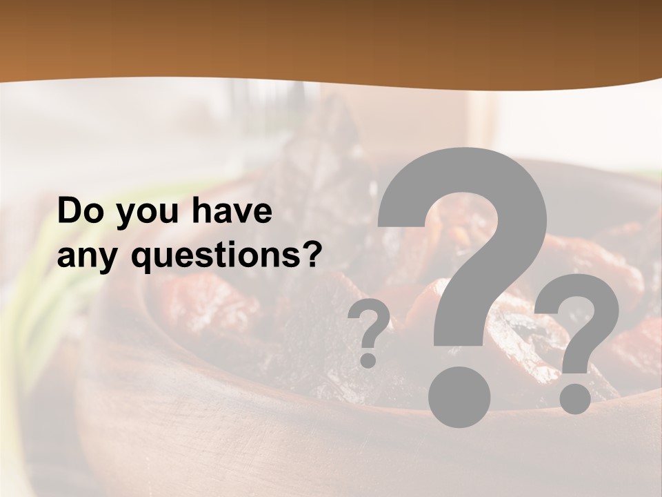 Vegetable Classic Piece PowerPoint Template