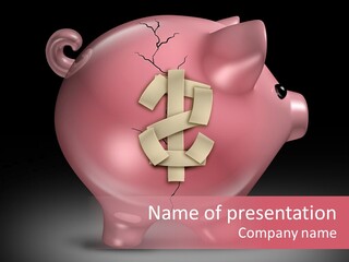 Investment Black Background Fixing PowerPoint Template