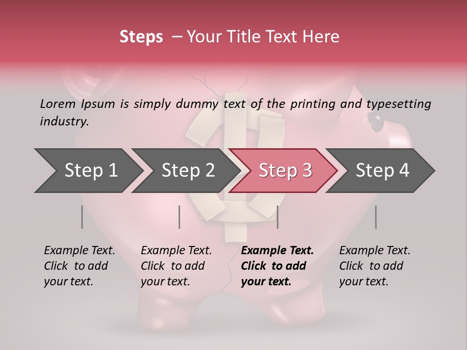 Investment Black Background Fixing PowerPoint Template