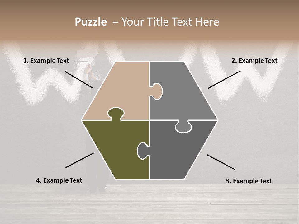 Caucasian Paint Website PowerPoint Template