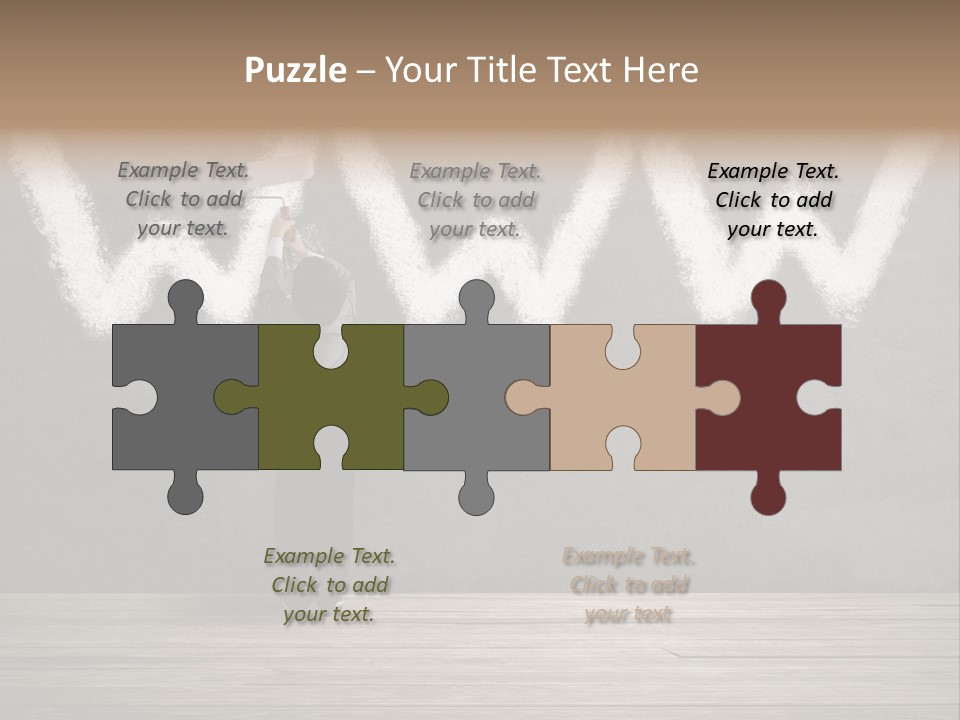 Caucasian Paint Website PowerPoint Template