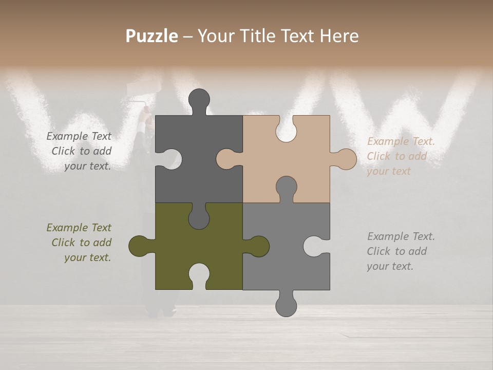 Caucasian Paint Website PowerPoint Template