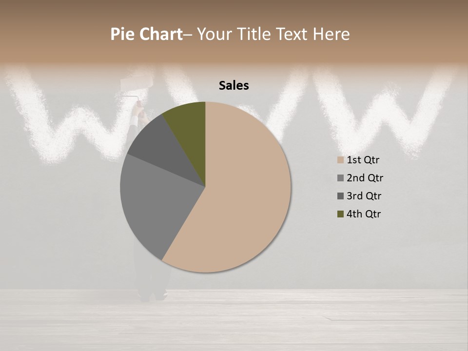 Caucasian Paint Website PowerPoint Template