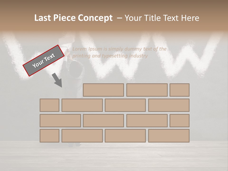 Caucasian Paint Website PowerPoint Template
