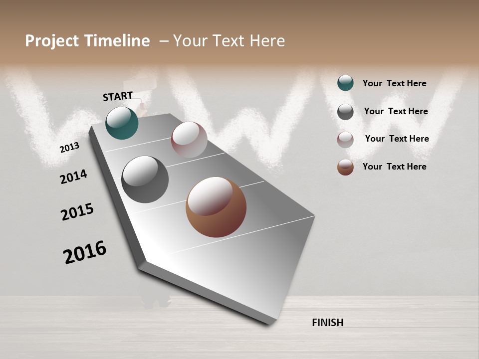 Caucasian Paint Website PowerPoint Template
