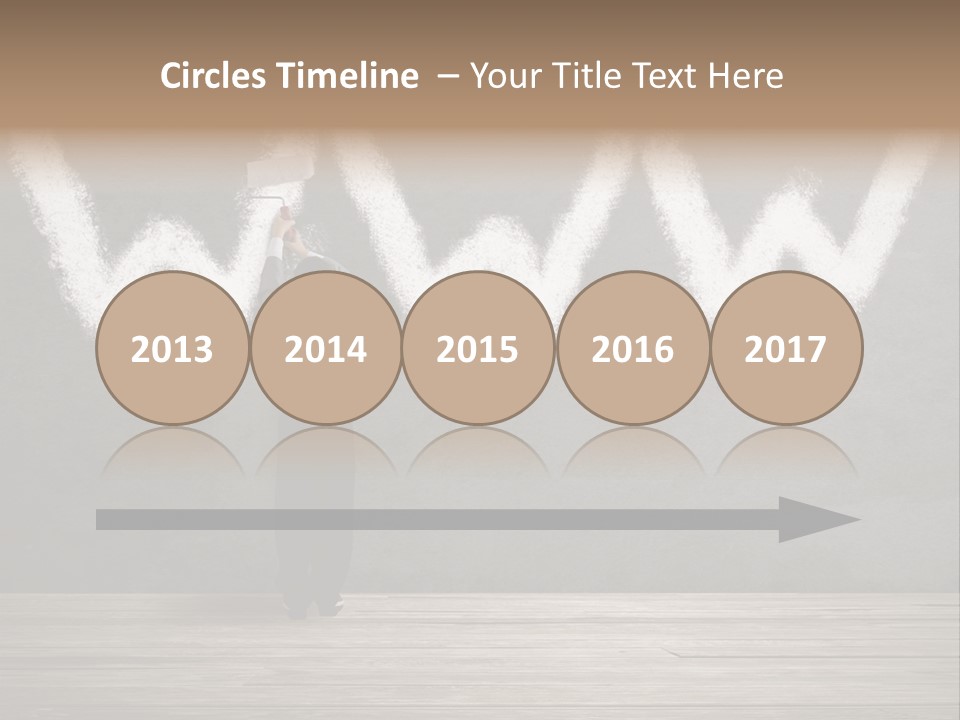 Caucasian Paint Website PowerPoint Template