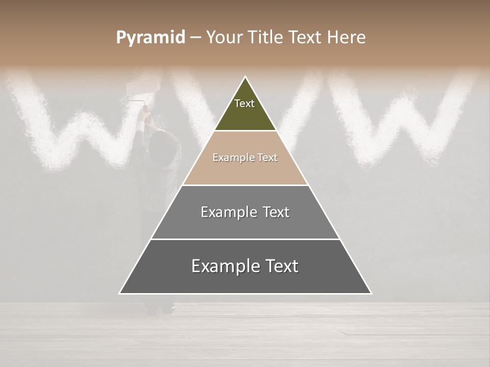 Caucasian Paint Website PowerPoint Template