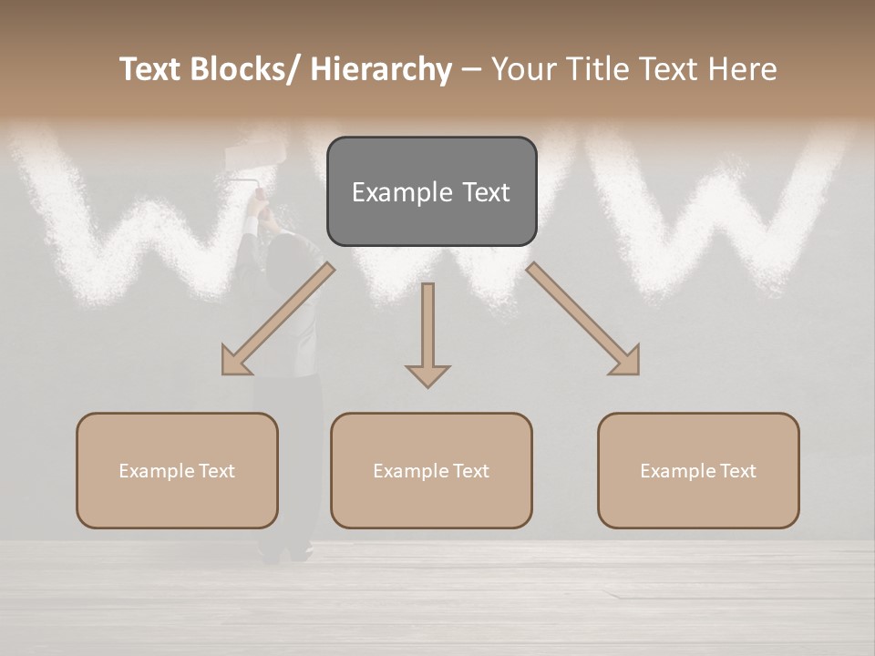 Caucasian Paint Website PowerPoint Template