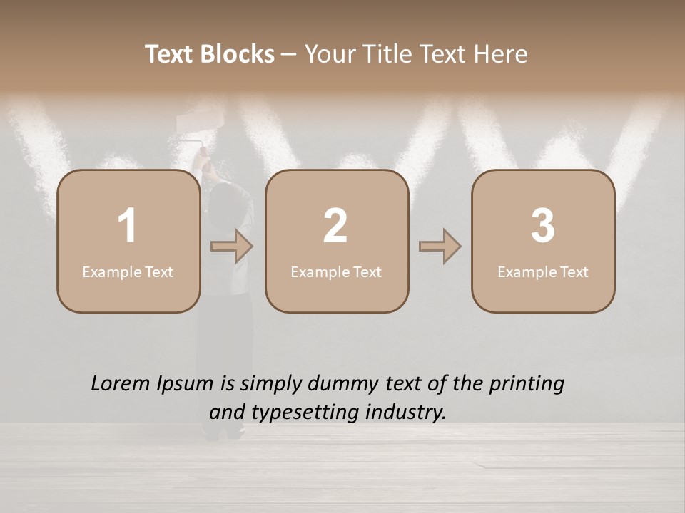 Caucasian Paint Website PowerPoint Template