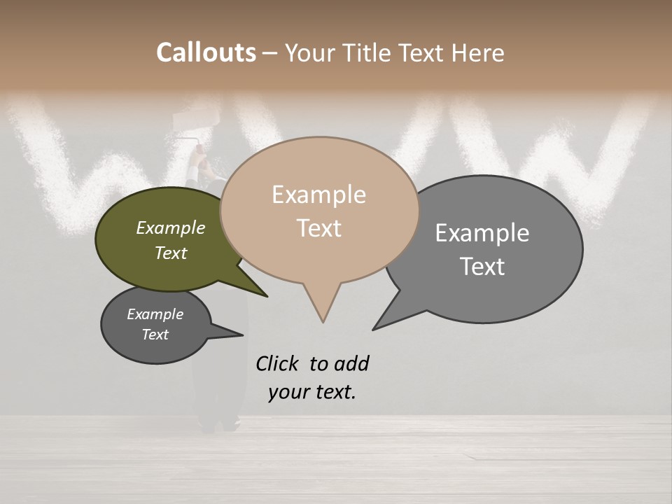Caucasian Paint Website PowerPoint Template