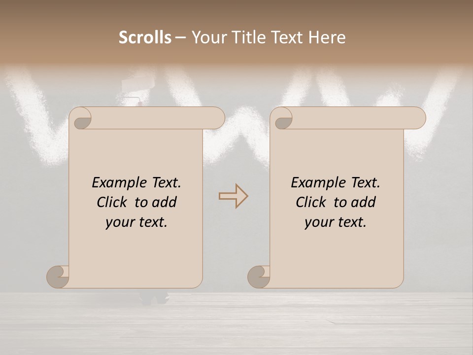Caucasian Paint Website PowerPoint Template
