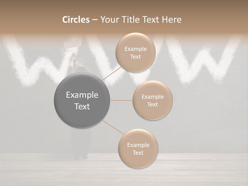 Caucasian Paint Website PowerPoint Template