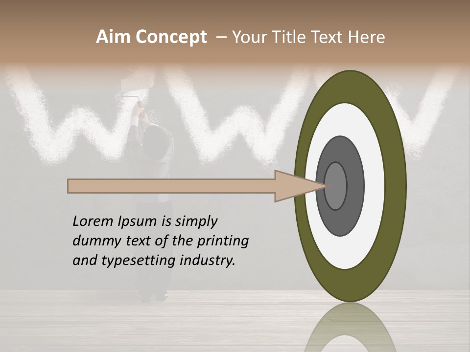 Caucasian Paint Website PowerPoint Template