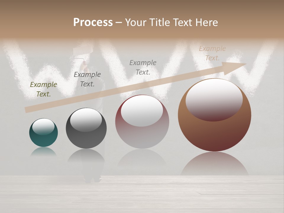 Caucasian Paint Website PowerPoint Template