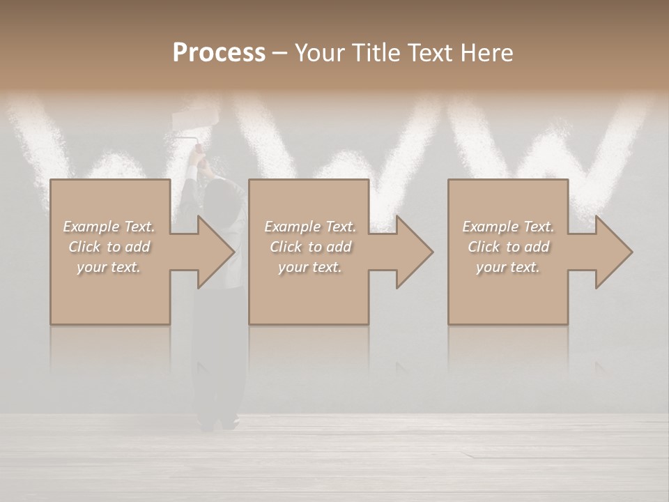 Caucasian Paint Website PowerPoint Template