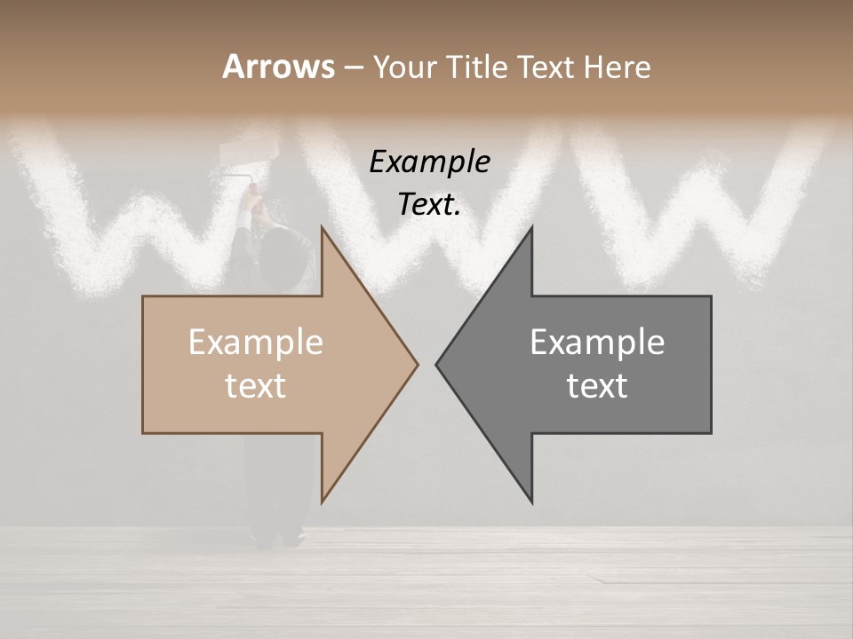 Caucasian Paint Website PowerPoint Template