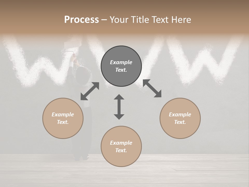 Caucasian Paint Website PowerPoint Template