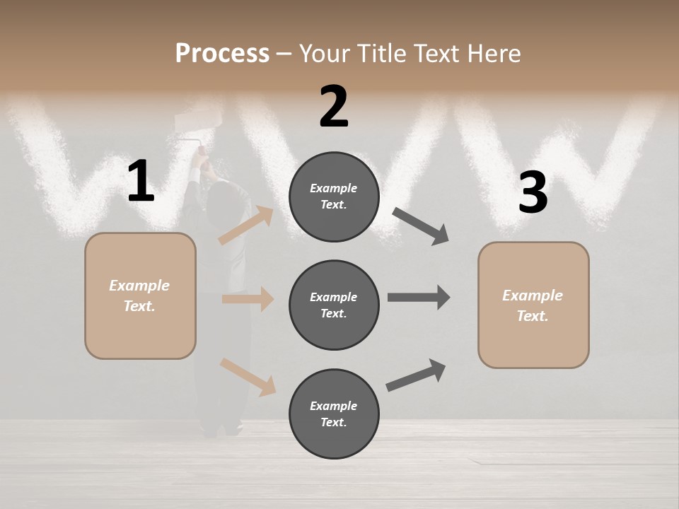 Caucasian Paint Website PowerPoint Template