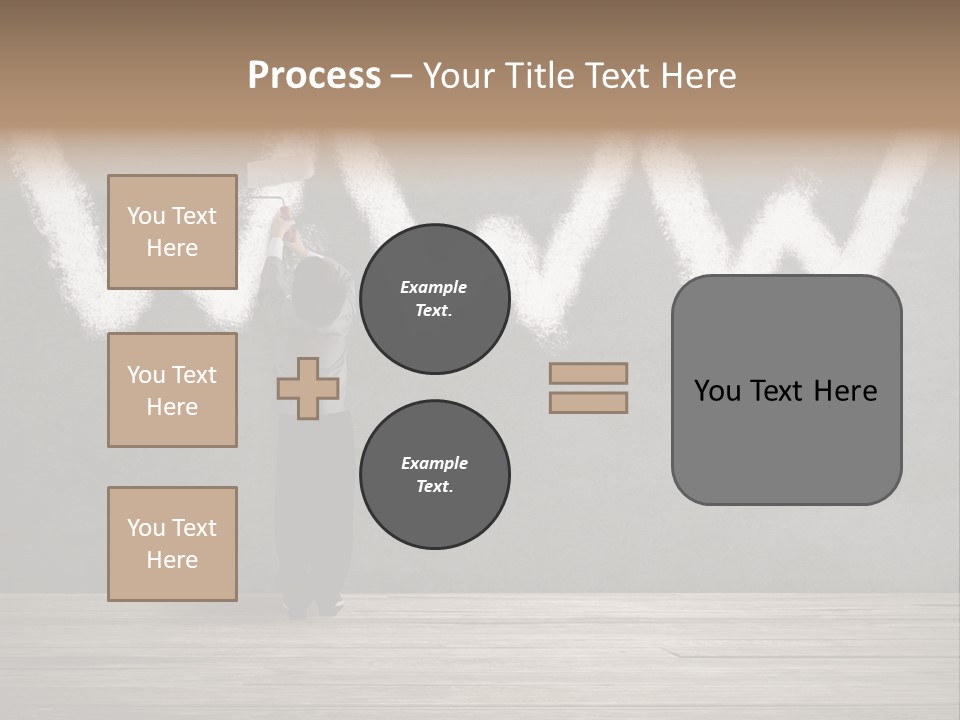 Caucasian Paint Website PowerPoint Template