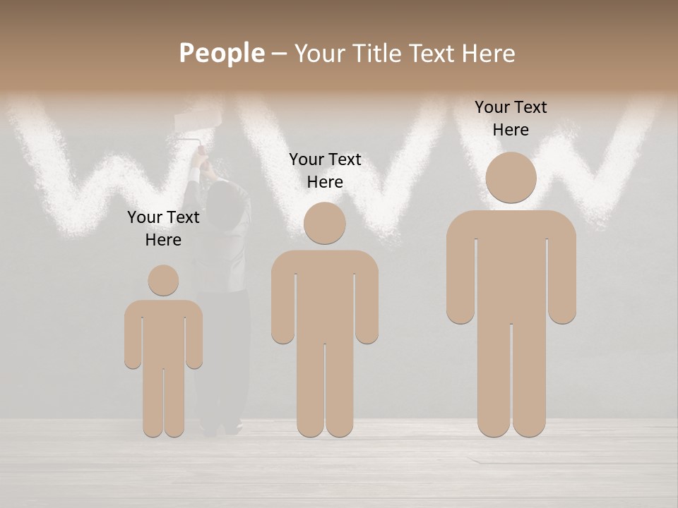 Caucasian Paint Website PowerPoint Template