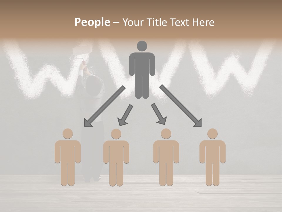 Caucasian Paint Website PowerPoint Template