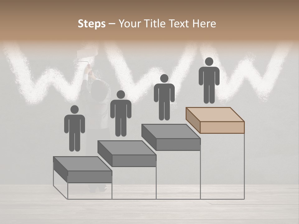 Caucasian Paint Website PowerPoint Template