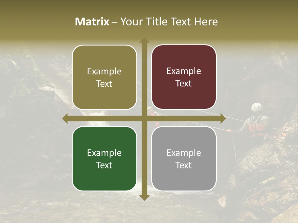 Splash Rock Banos De Agua Santa PowerPoint Template