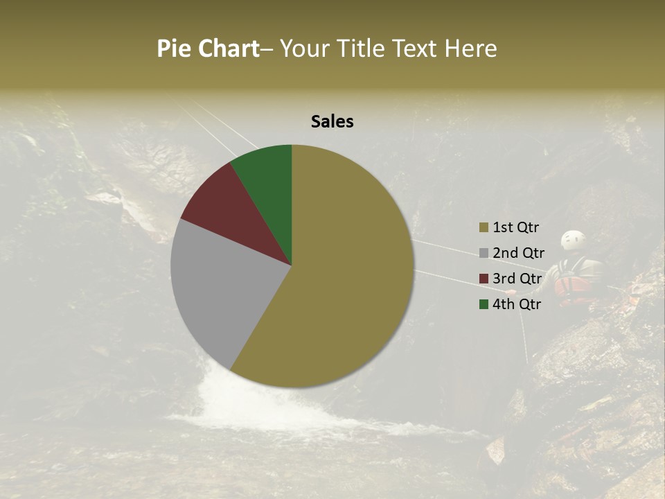 Splash Rock Banos De Agua Santa PowerPoint Template