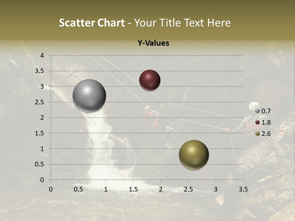 Splash Rock Banos De Agua Santa PowerPoint Template