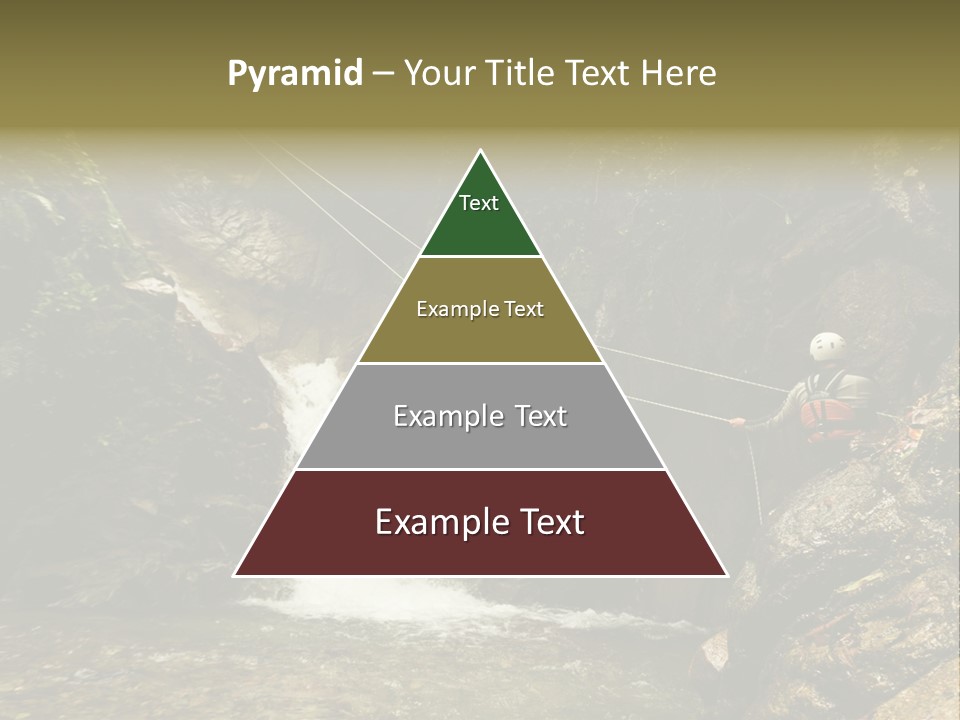 Splash Rock Banos De Agua Santa PowerPoint Template