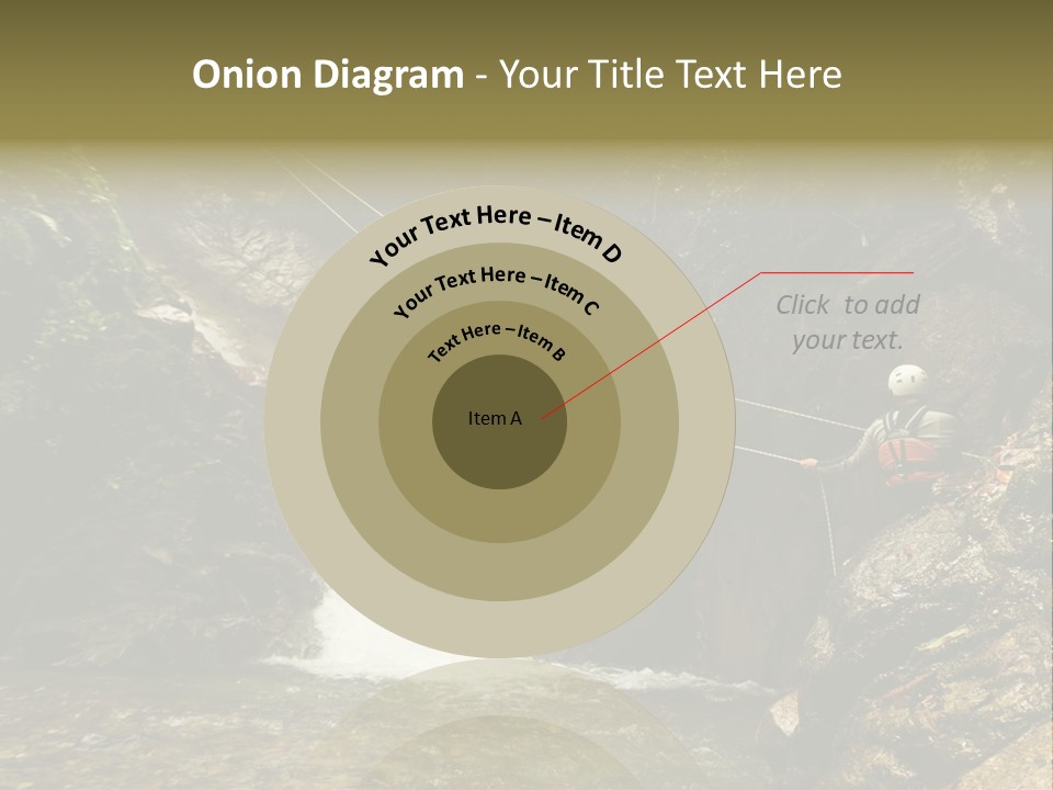 Splash Rock Banos De Agua Santa PowerPoint Template