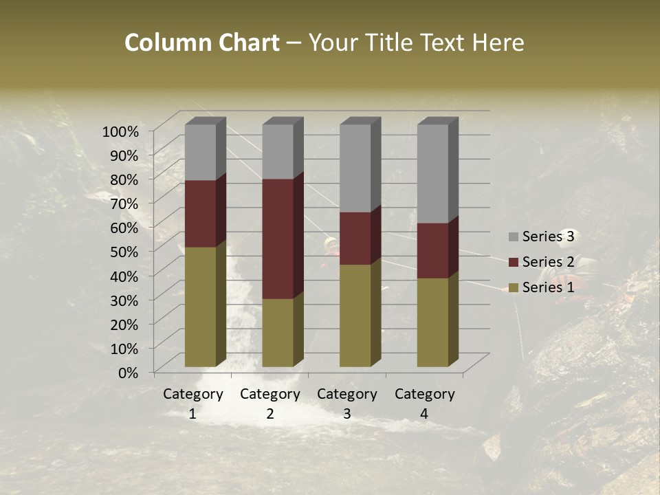 Splash Rock Banos De Agua Santa PowerPoint Template