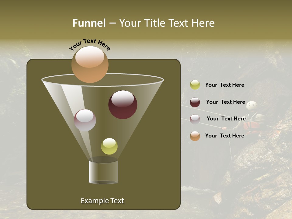 Splash Rock Banos De Agua Santa PowerPoint Template