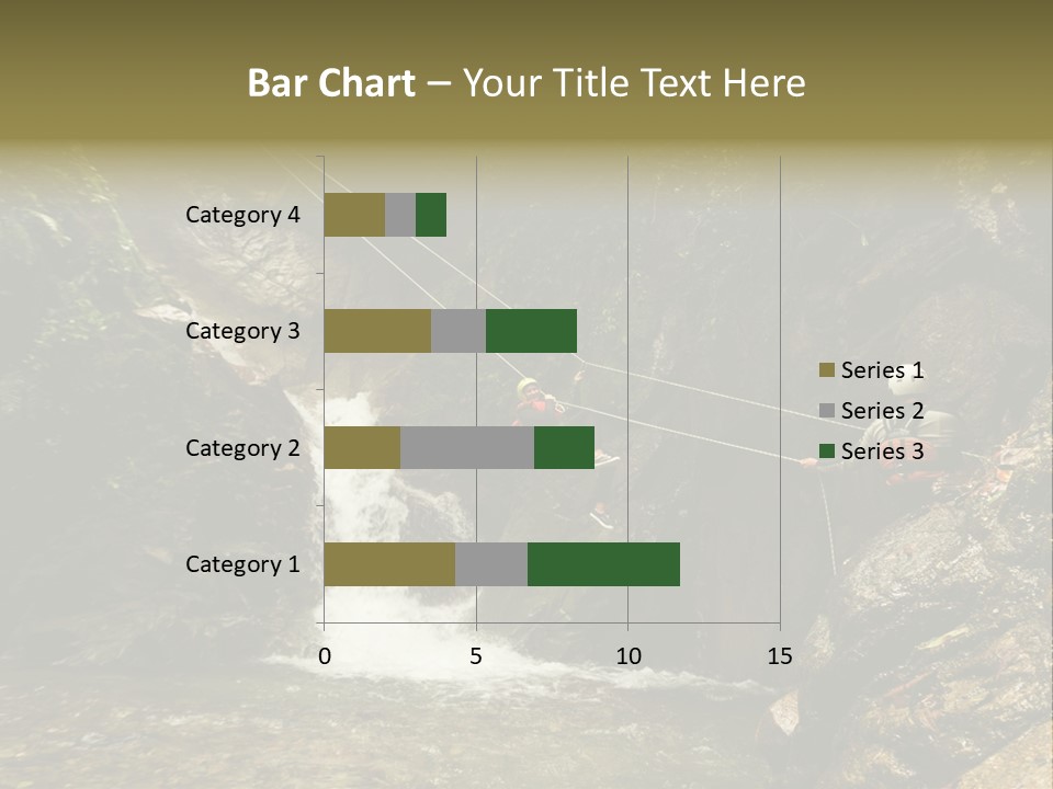 Splash Rock Banos De Agua Santa PowerPoint Template