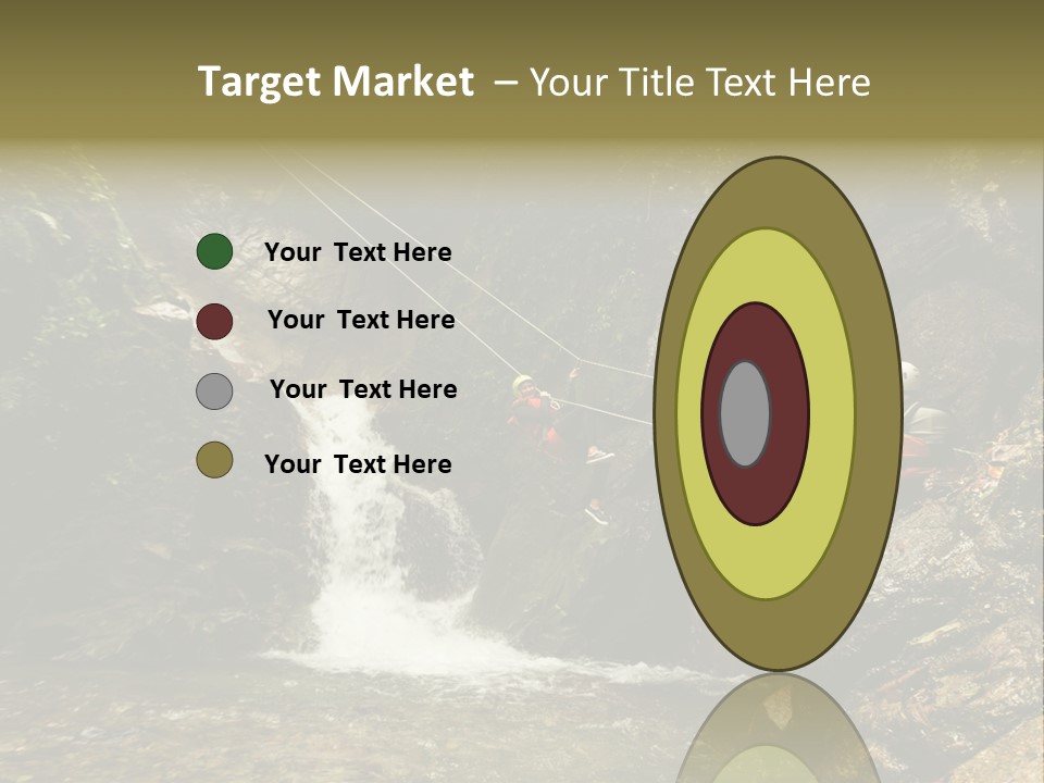 Splash Rock Banos De Agua Santa PowerPoint Template