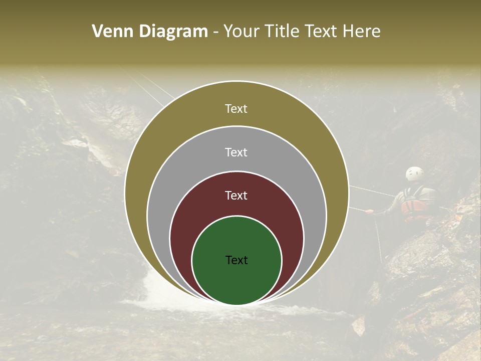 Splash Rock Banos De Agua Santa PowerPoint Template