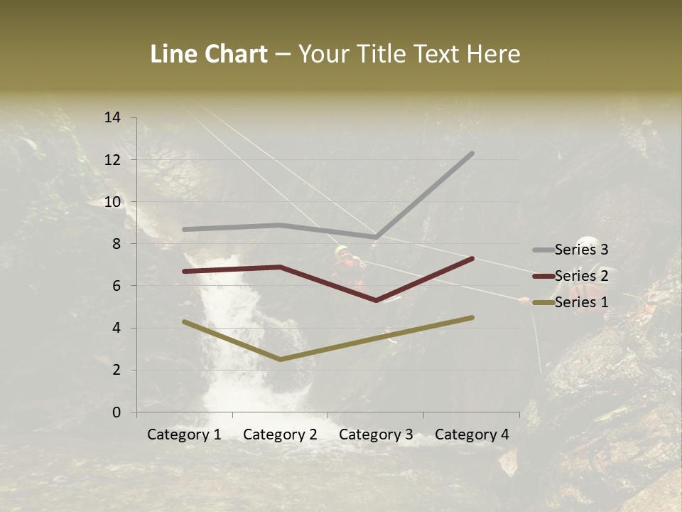 Splash Rock Banos De Agua Santa PowerPoint Template