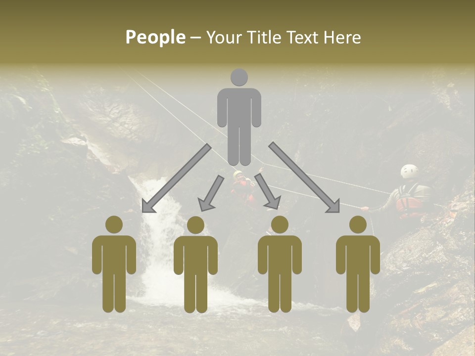 Splash Rock Banos De Agua Santa PowerPoint Template