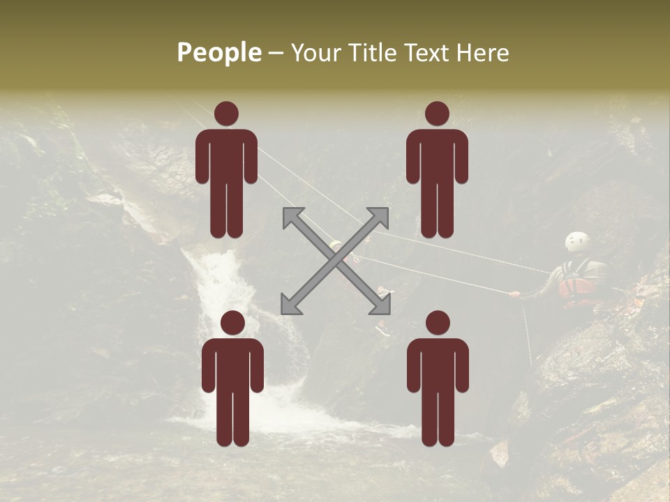 Splash Rock Banos De Agua Santa PowerPoint Template