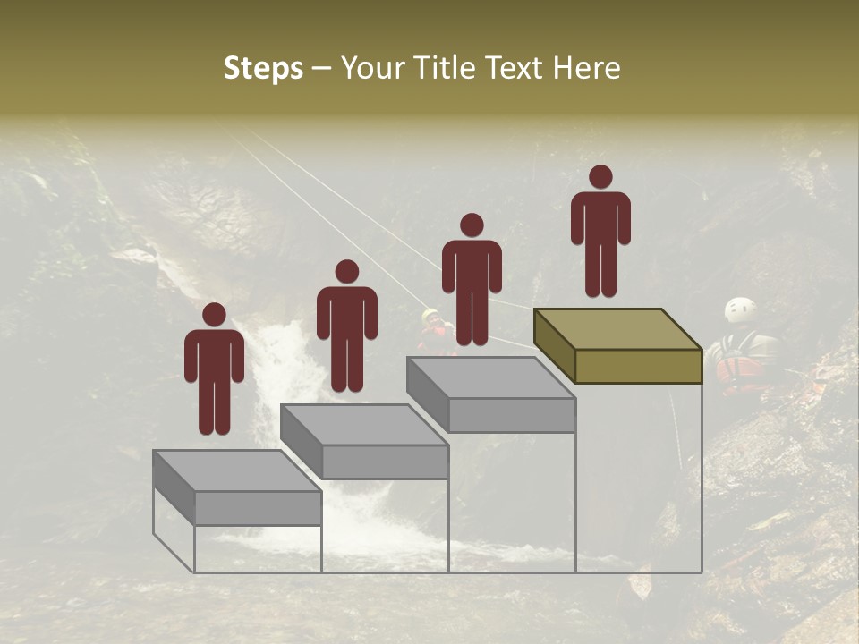 Splash Rock Banos De Agua Santa PowerPoint Template