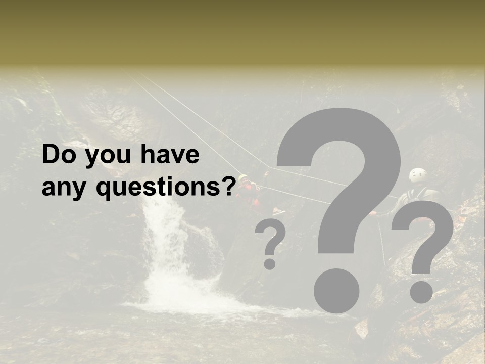 Splash Rock Banos De Agua Santa PowerPoint Template