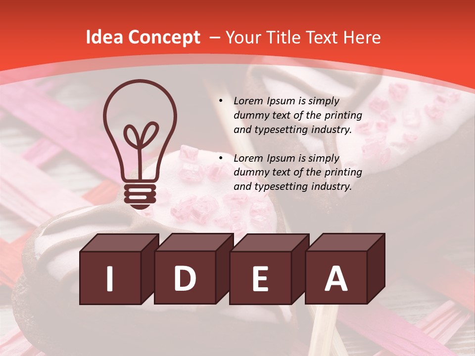 Closeup Valentine Valentine PowerPoint Template