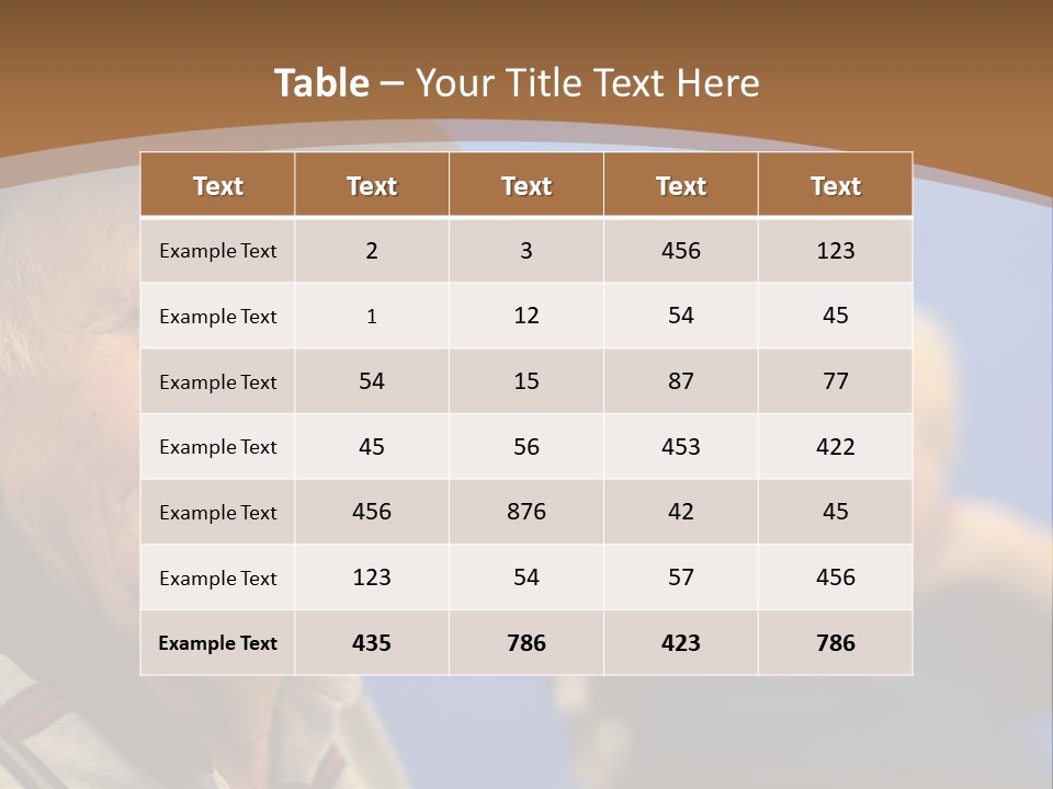 Smiling Handicap Golden Years PowerPoint Template