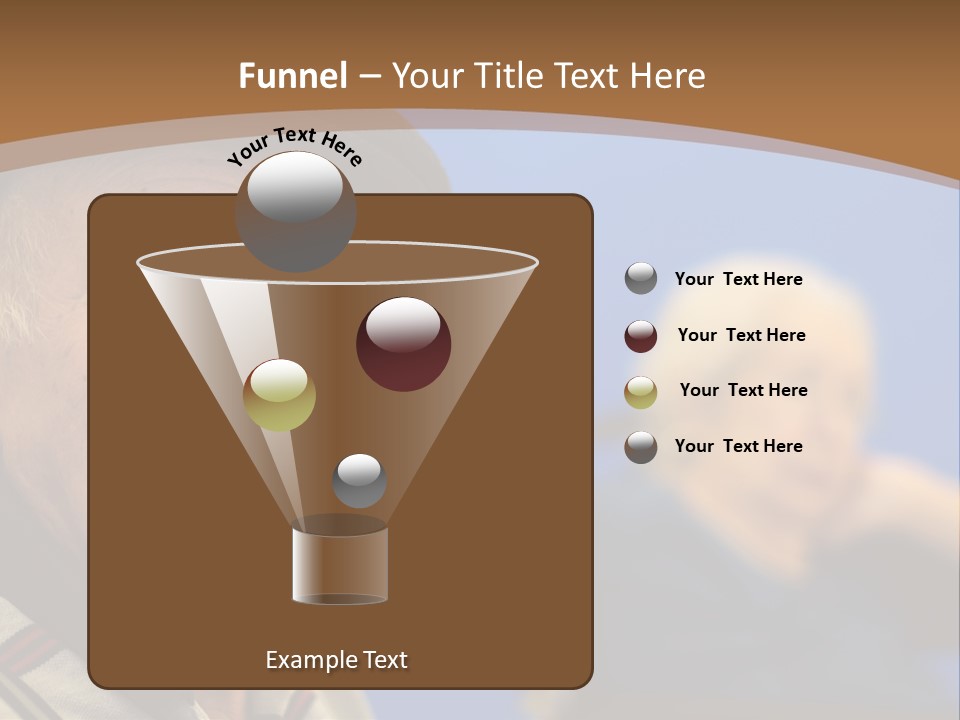 Smiling Handicap Golden Years PowerPoint Template