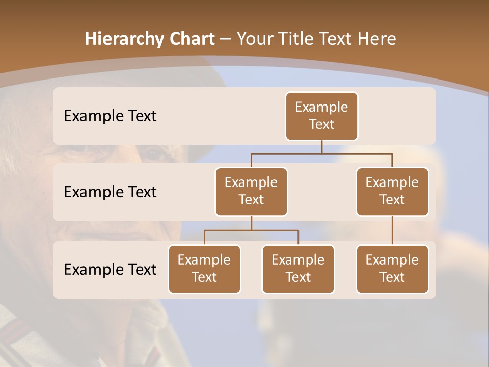 Smiling Handicap Golden Years PowerPoint Template