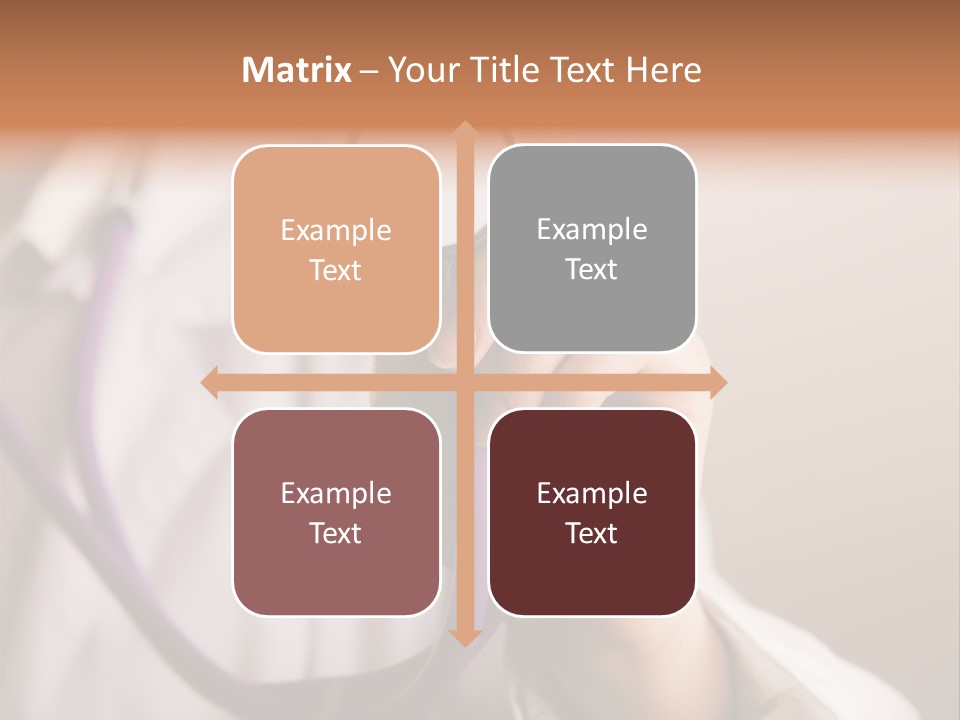 Medicine Using Hand PowerPoint Template